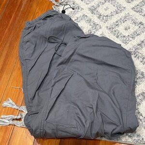 Dark Gray H & M cargo parachute pants
